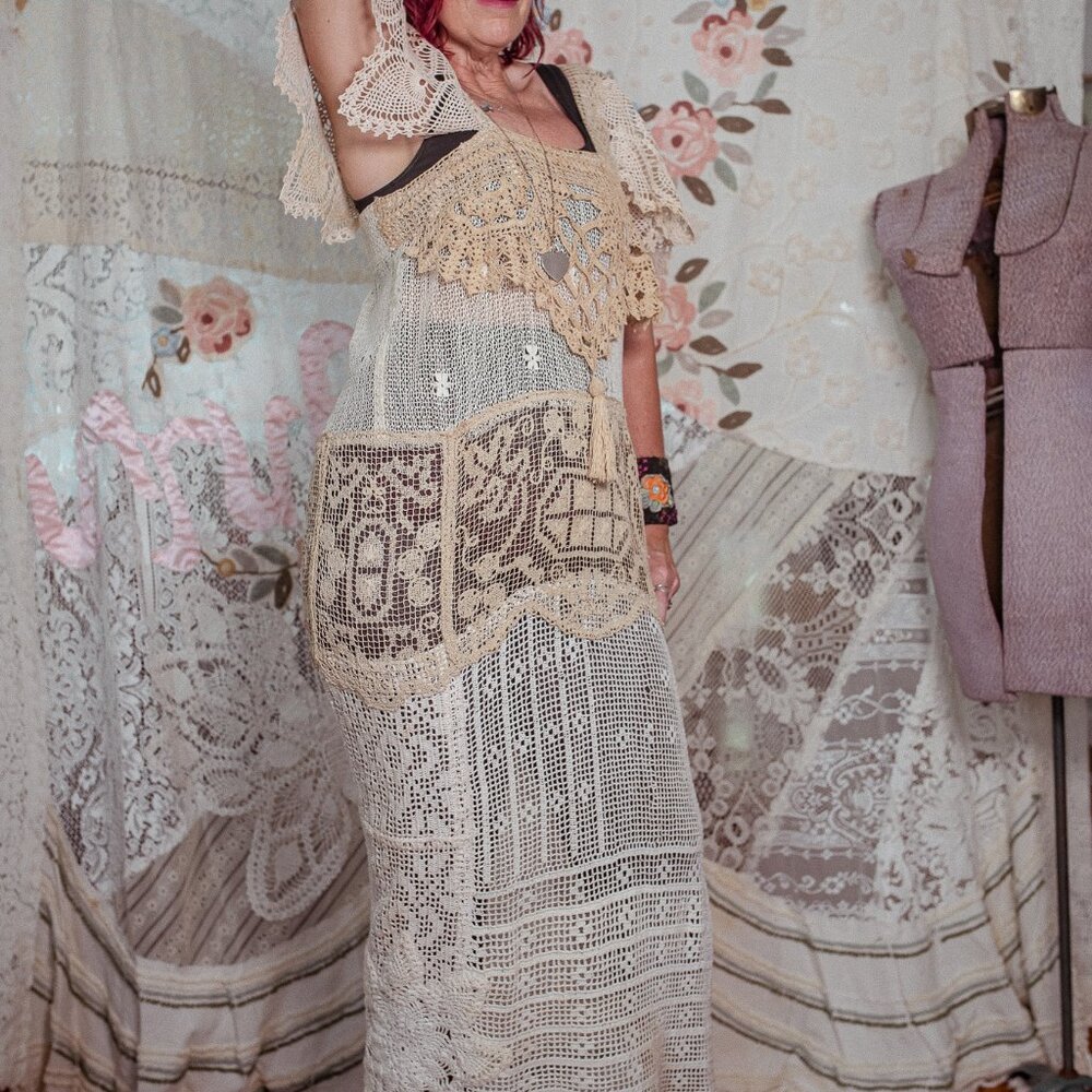 Crochet Doily Dress